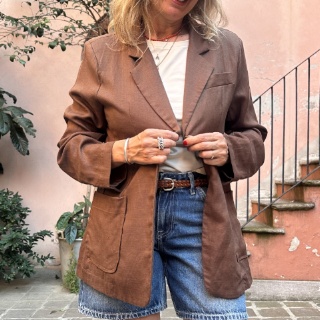 NUMERO155&nbsp;GIACCA RUBINO&nbsp;CIOCCOLATO